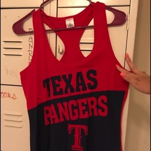 Texas rangers tank top